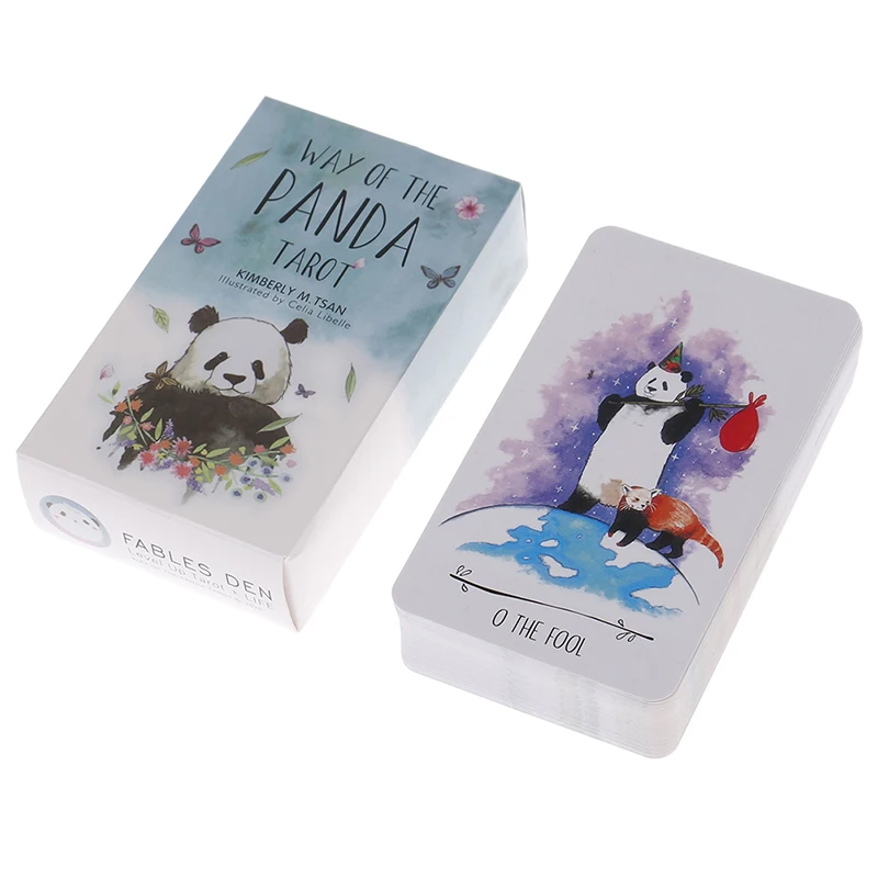 

78 карт, стиль панды, таро, палубная карта, игра для друзей, настольная игра Tarot