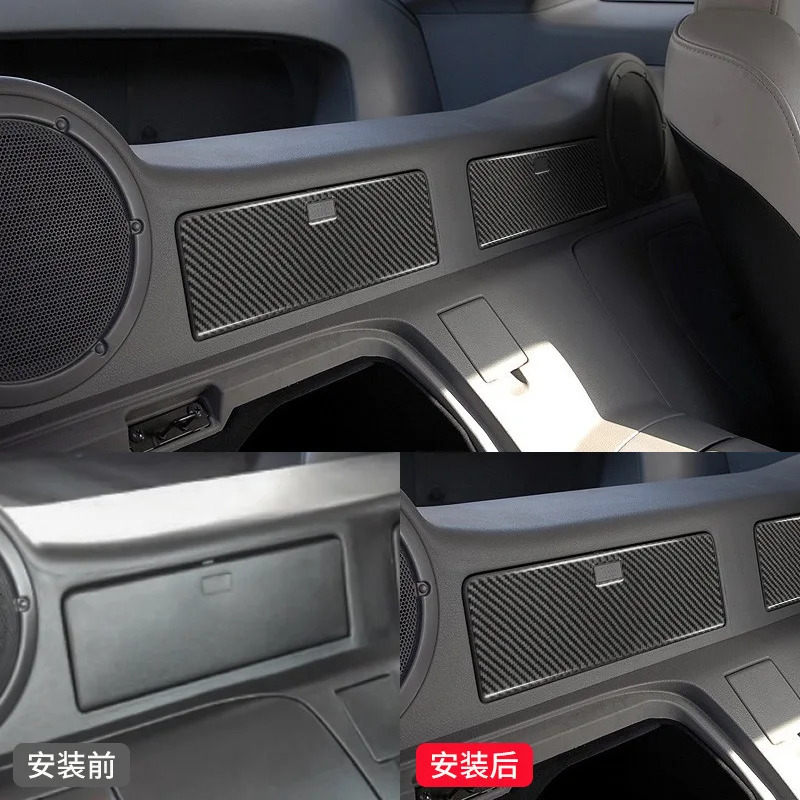 

For Nissan 350Z Z33 2003-2009 Real Carbon Fiber Other Interior Accessories Storage Box Frame Trim Stickers Car Stylying