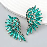 punk style color resin wings stud earrings suit women paty fashion jewelry accessories free shipping