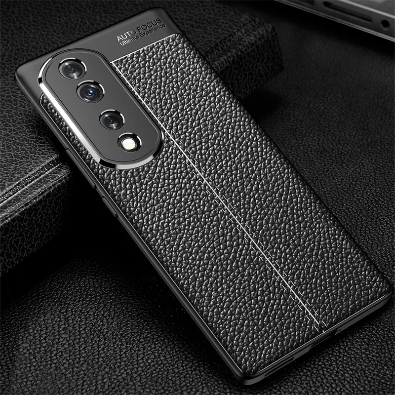 For Honor 70 Pro Case For Honor 70 Pro Cover Shockproof TPU Soft Leather Style Protective Phone Shell Bumper For Honor 70 Pro