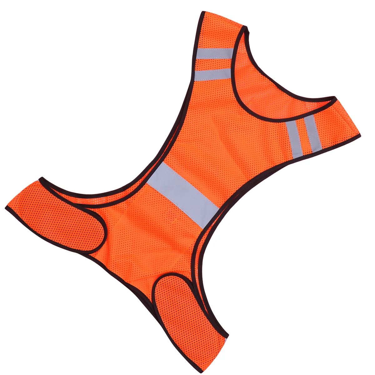 

Vest Reflective Safety Jackets Pockets Orange Running Jacket High Visibility