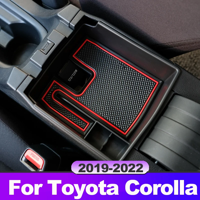 

For Toyota Corolla 2019 2020 2021 2022 E210 12th Car Interior Decoration Console Armrest Container Storage Box Refit Accessories