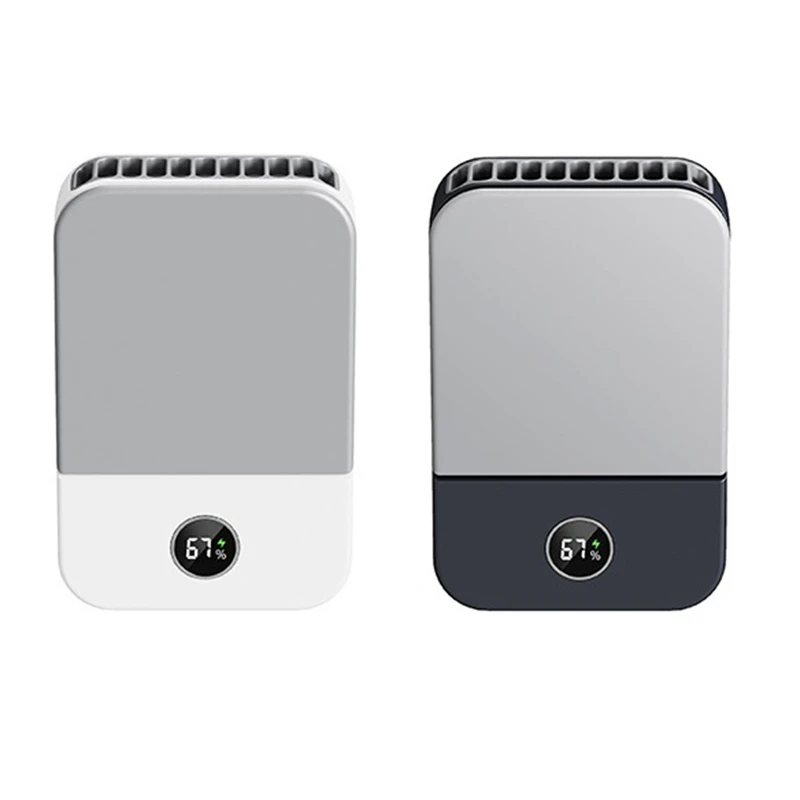 

Портативный мини-вентилятор на шею, мини-вентилятор для ленивых, регулируемый подвесной кулер на шею, воздушный охладитель с USB-зарядкой