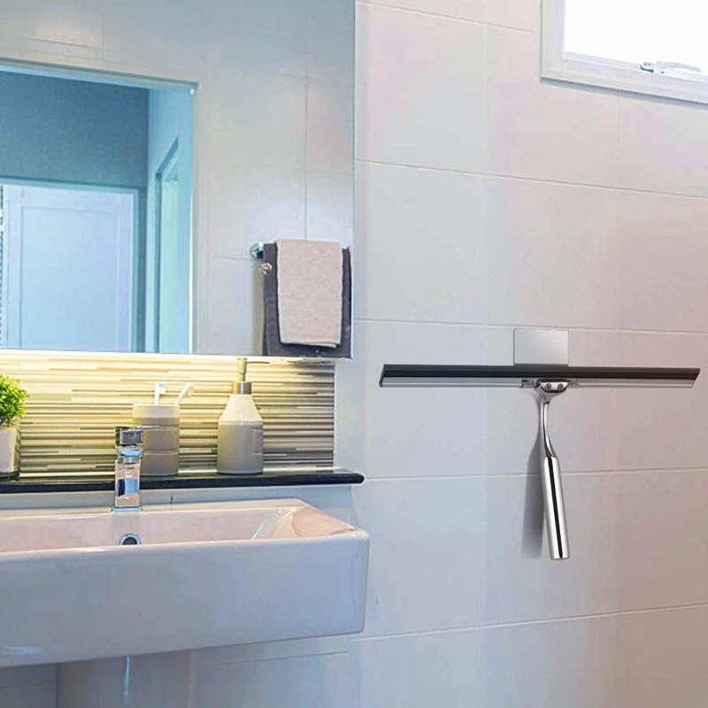 Акция! Скребок для душа из нержавеющей стали 31 см |