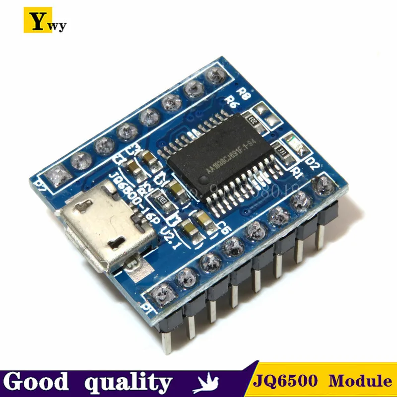 Голосовой звуковой модуль JQ6500, USB сменный, от 1 до 5 каналов от одного до пяти каналов, стандарт голоса MP3, 16 м
