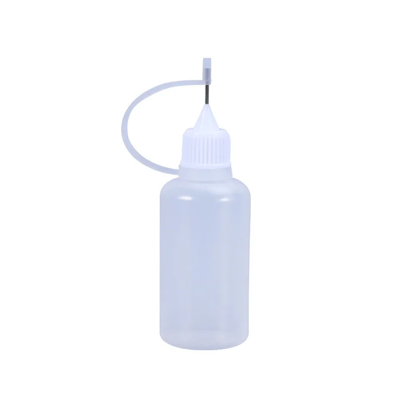 

10Pcs 10ml 30ml Plastic Squeezable Tip Applicator Bottle refillable Dropper Bottles with Needle Tip Caps for Glue DIY