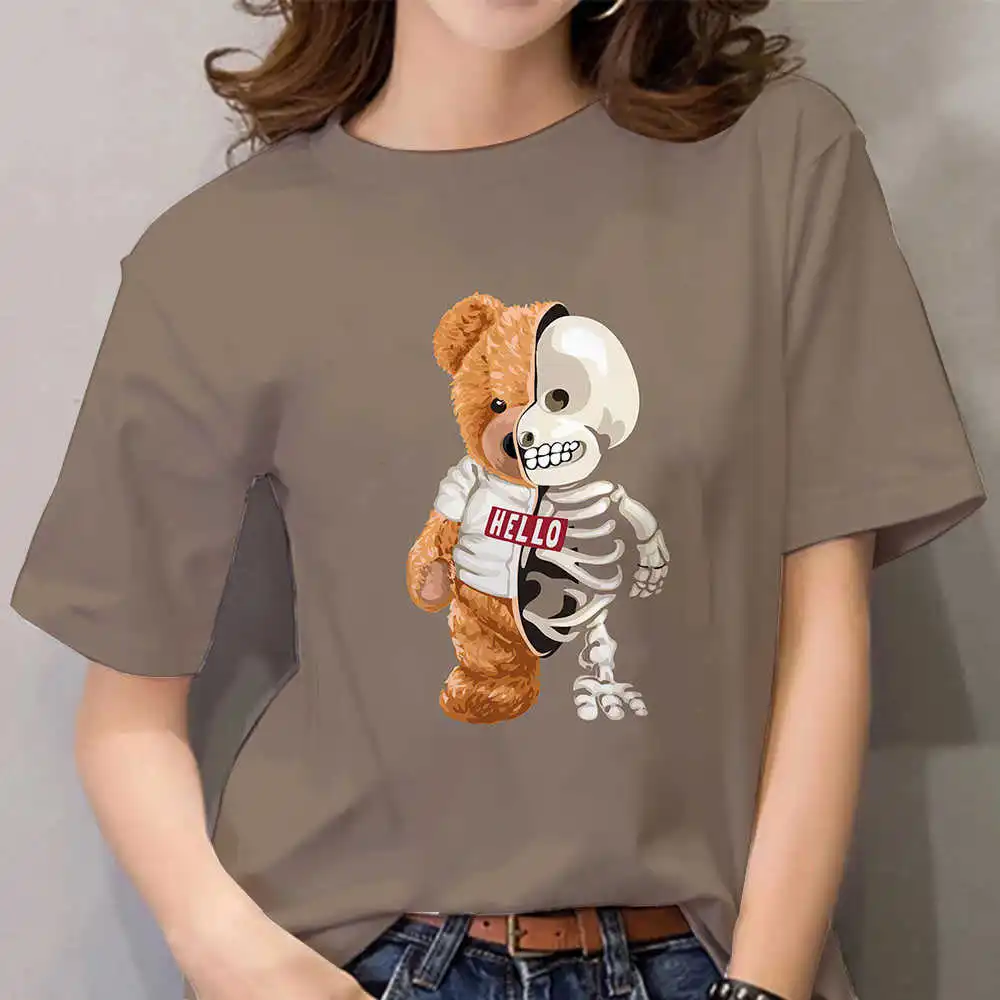 

Женская футболка с коротким рукавом и круглым вырезом, из ткани