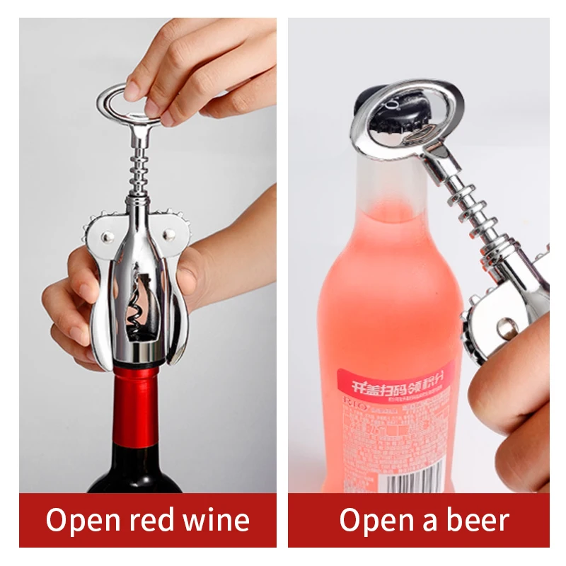 Профессиональный штопор для официантов открывалка бутылок и нож фольги подарок