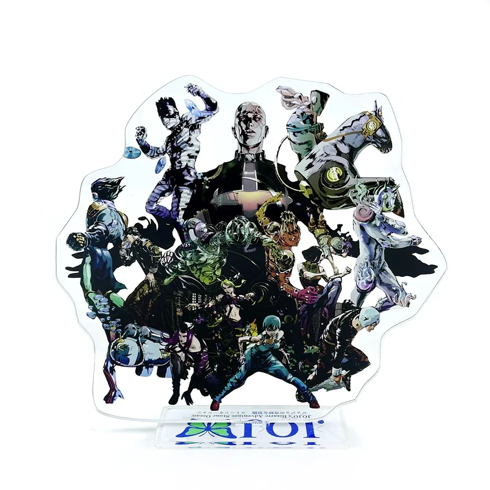 Stone Ocean Group Jolyne Hermes Anasui Emporio Weather Report FF Pucci акриловые фигурки-стойки