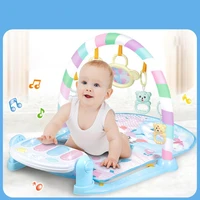 infant baby pedal piano playing mat cushion gym blanket fitness bodybuilding frame early educational for baby toys