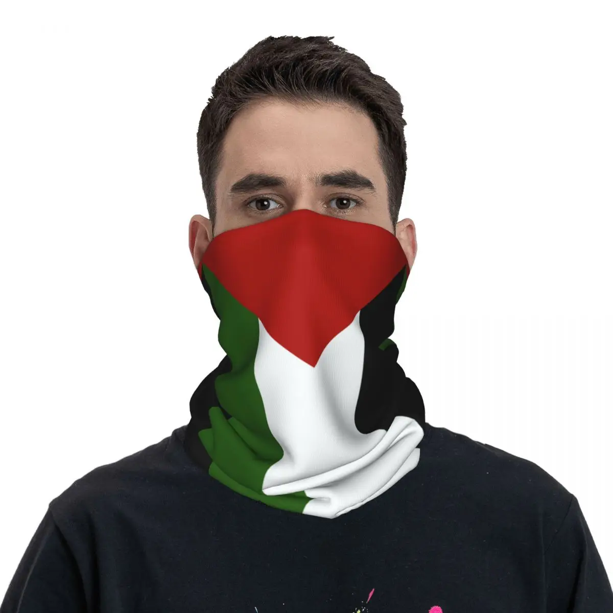 Палестинская маска-планг шарф на шею индийская мотоциклетная бандана