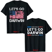 lets go darwin us flag vintage t shirt patriotic tee tops men clothing customized products