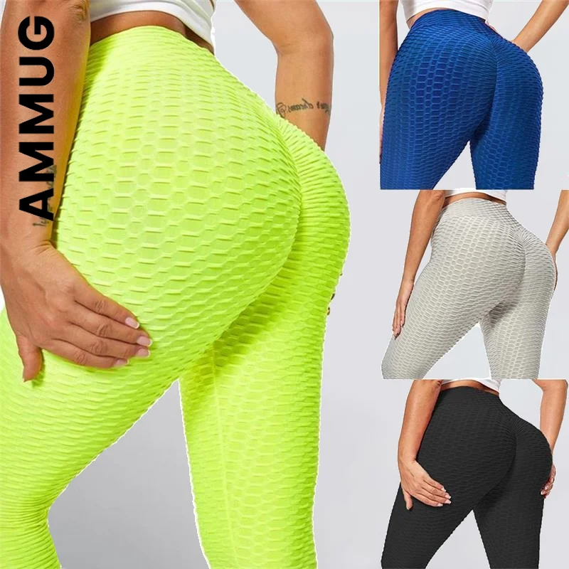 

Ammug Butt Crack Anti Cellulite Women Leggings Peach Butt Lift Leggin Booty Tights Push Up Workout High Waist Yoga Pants