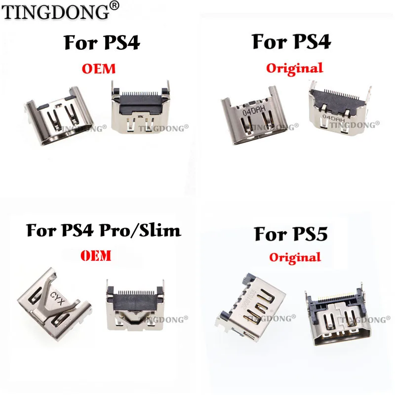 

1pcs For Sony PS5 For PS4 Pro Slim HDMI Jack Port Socket Interface Connector replacement