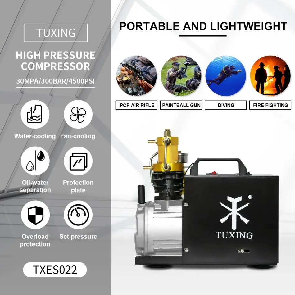 Воздушный компрессор TUXING TXES022 300Bar PCP