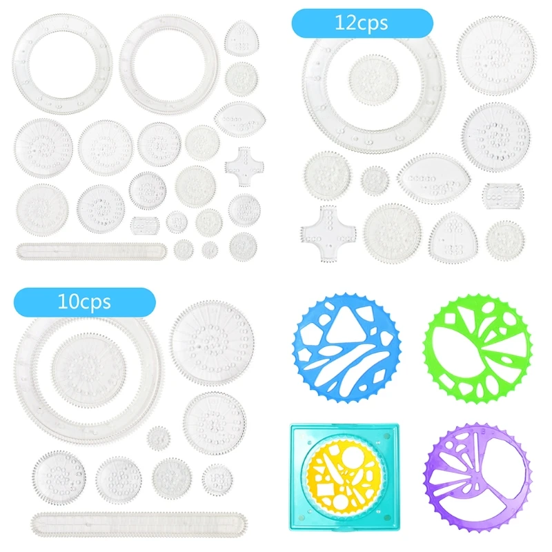 

Plastic Art Template Ruler Tool for intelligent Improvement Art Supplies Plastic Hollow Ruler for Kids