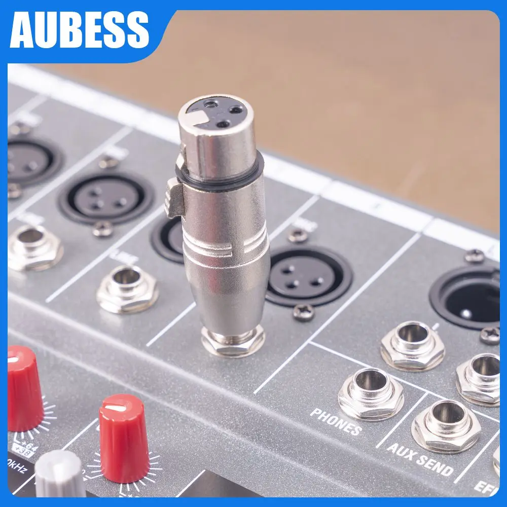 

Close Contact And Good Xlr Connector Single Pe Bag Packaging Male Female Converter Stereo Gold-plated Plug Adapter Durable