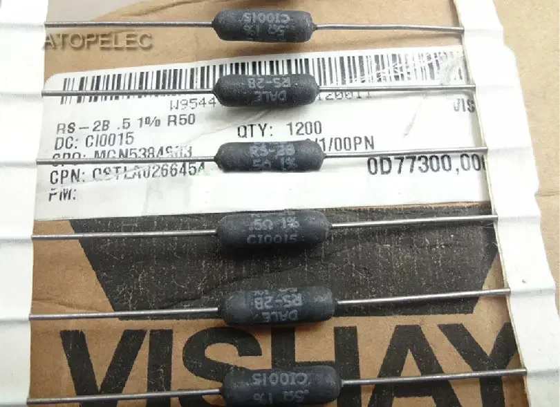 VISHAY DALE 3 Вт 1% 5% резисторы с проволочной обмоткой для Hi-Fi Audio 0 5R/1R/6R/30R/75R/100R/150R/300R/2K/3