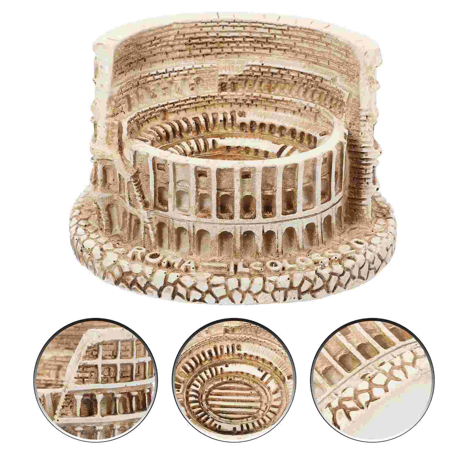 Римские украшения модель архаичной архитектуры нежная фигурка Колизей статуя