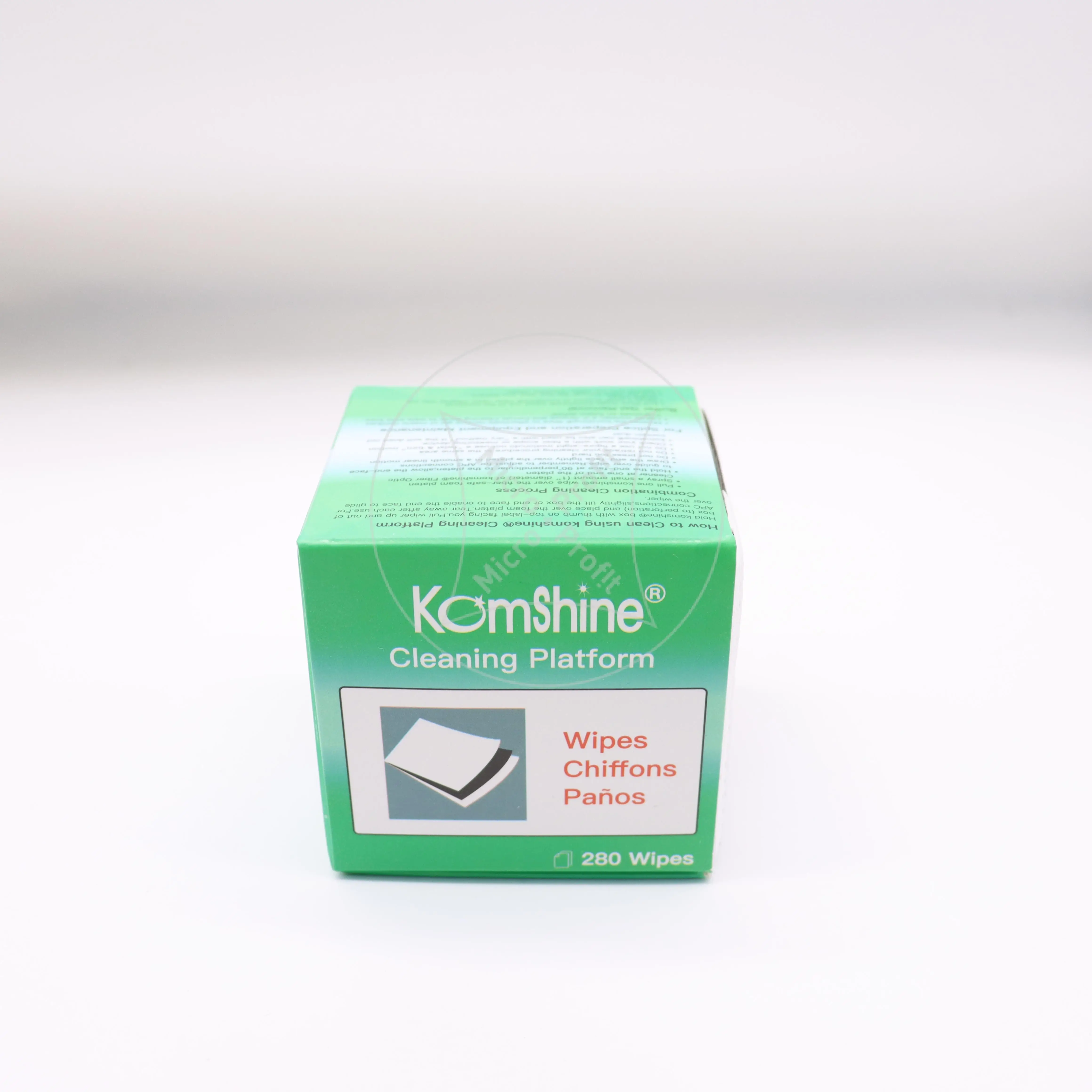 

280 салфеток Komshine FOCP GREEN SC,FC,ST,LC волоконно-оптический соединитель Адаптер 1000 + волоконно-оптическая Очищающая платформа кубическая Очистка