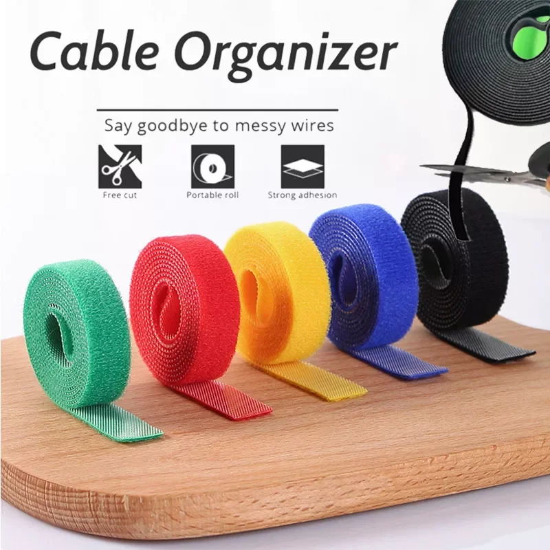 

NEW Organizer 5m/10mm Management Wire Winder Clip Earphone Holder Mouse Cord Management Protector for Cell