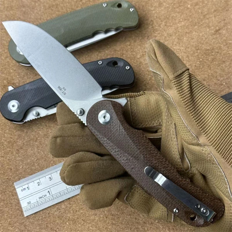 Складной карманный нож siotien ST106 модель D2 ручка для кемпинга охоты выживания EDC