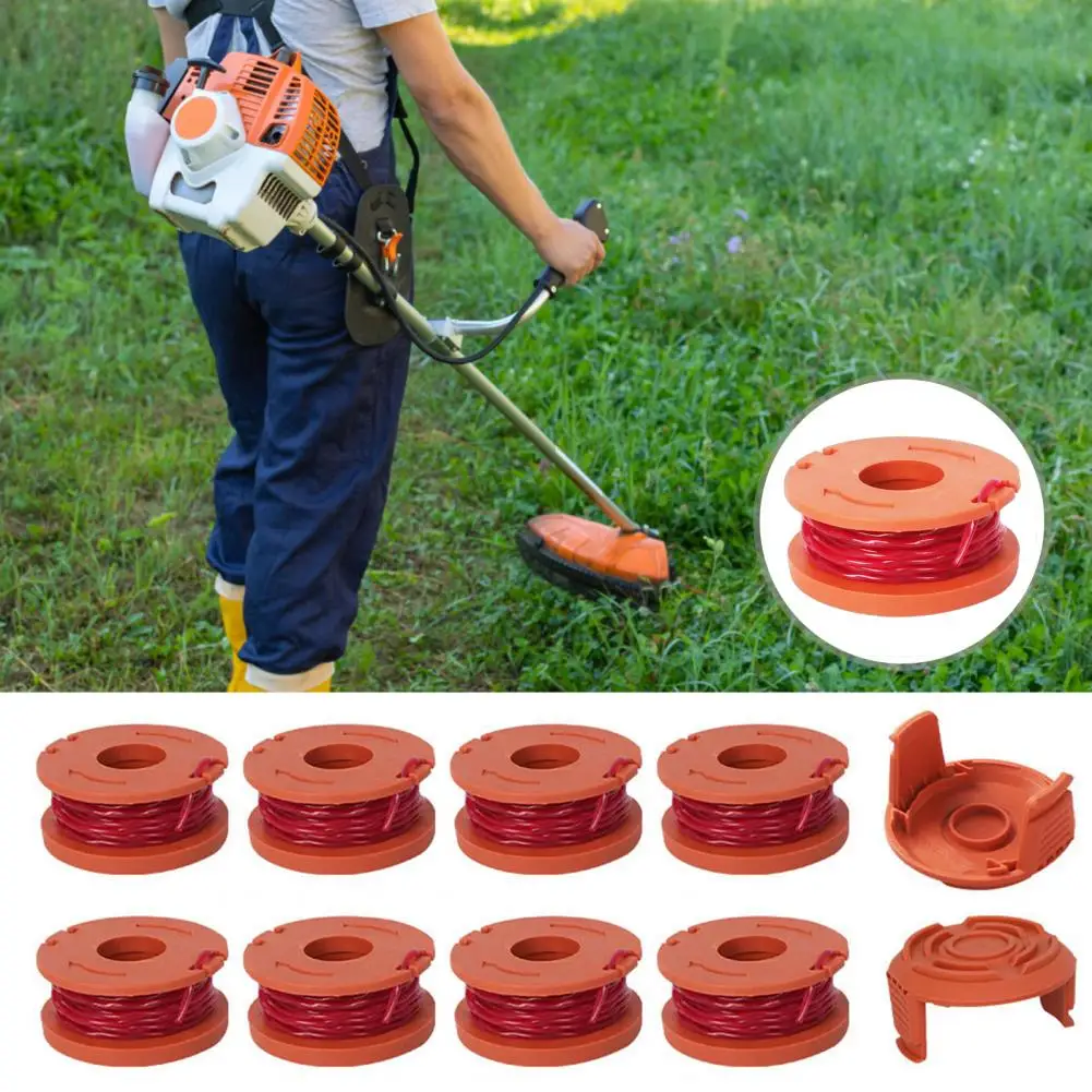 

Weed Eater String Faster Acceleration High-strength Reducing Resistance Replacement Lawn Mower Rope Trimmer Spool Cover for WORX