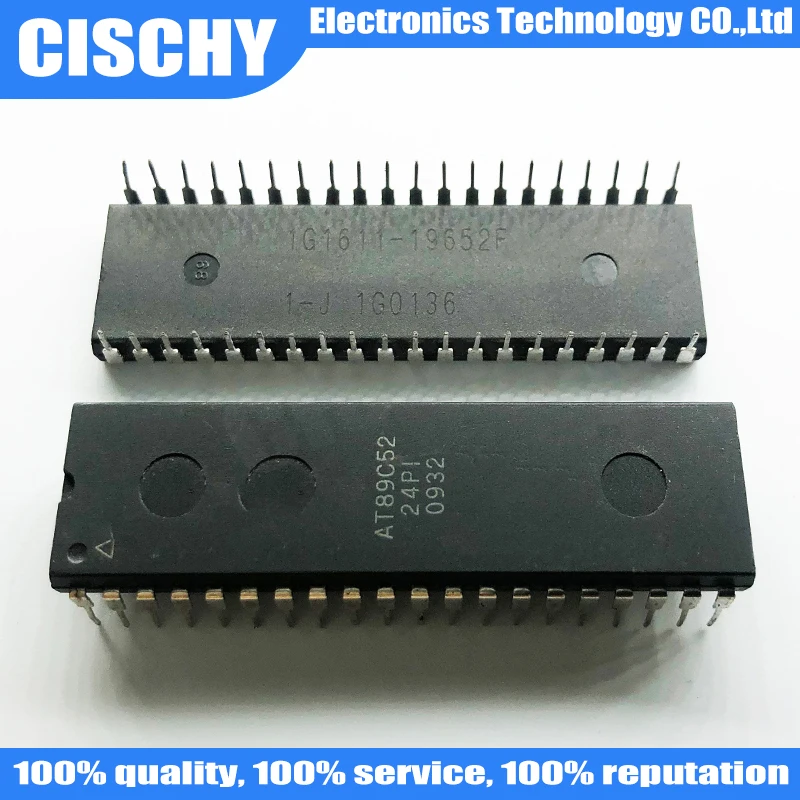 AT89C52-24PI AT89C52-24PC AT89C52-24PU AT89C52 89C52 MCU 8BIT 8KB DIP-40 | Электронные компоненты и