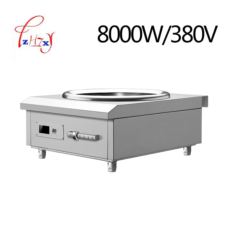 

Commercial 8KW Concave induction cooker Electromagnetic stove Industrial electric frying furnace cooking Heat food 1pc