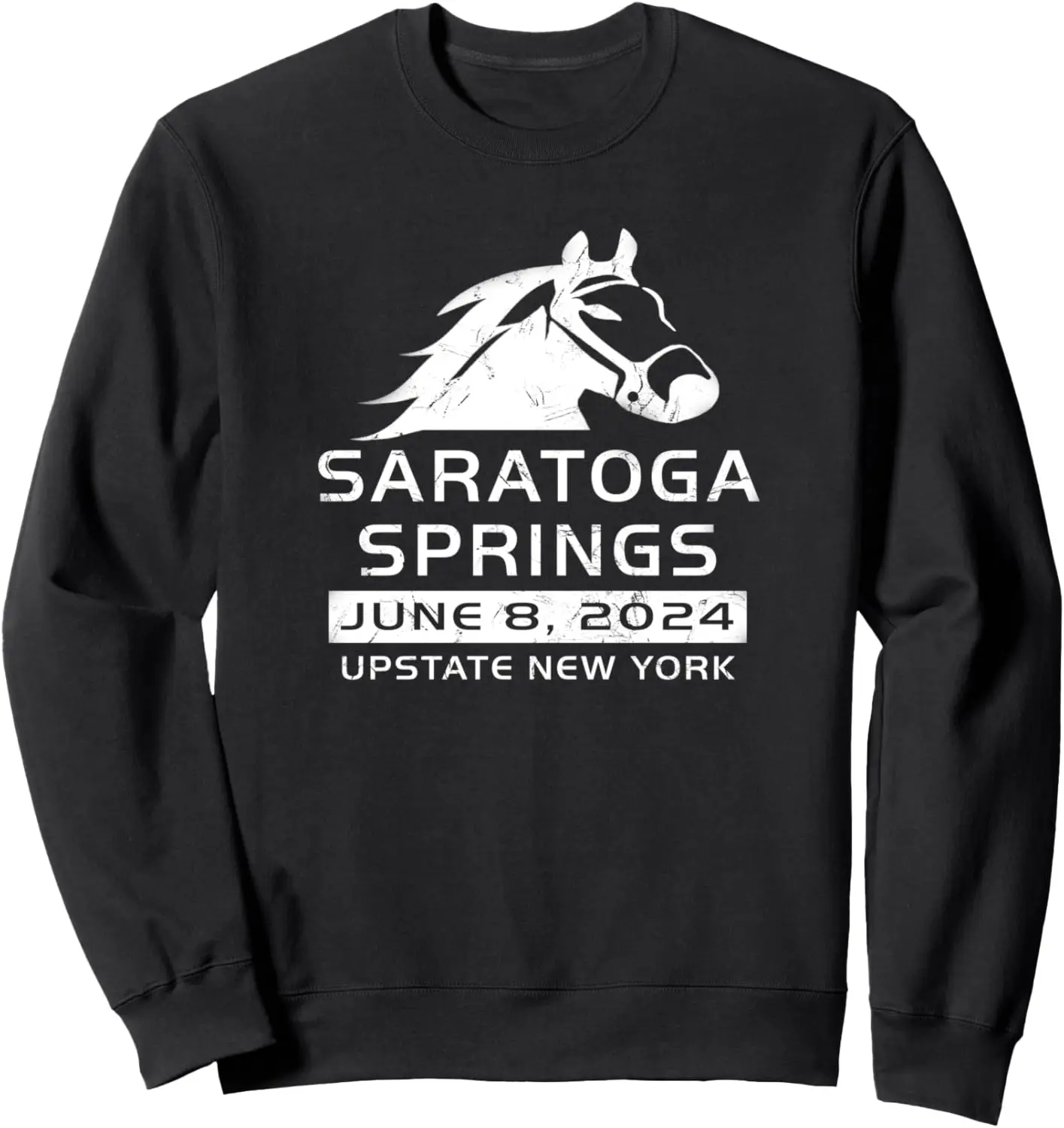 Сувенирная толстовка Saratoga Springs Upstate New York Horse Racing 2024