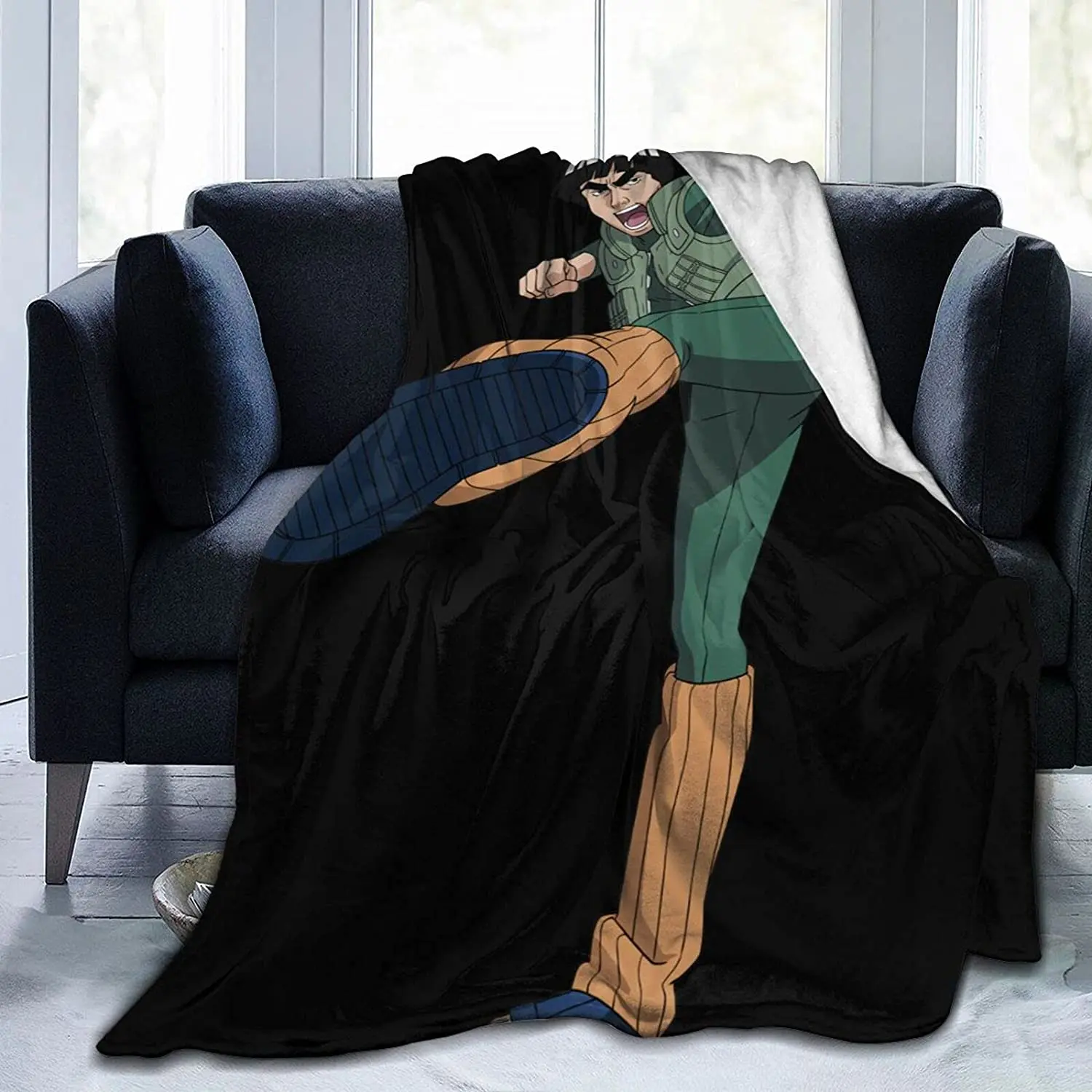 

Might Guy Fluffy Soft and Comfortable Blanket, Anime Warm Embrace of Sympathy