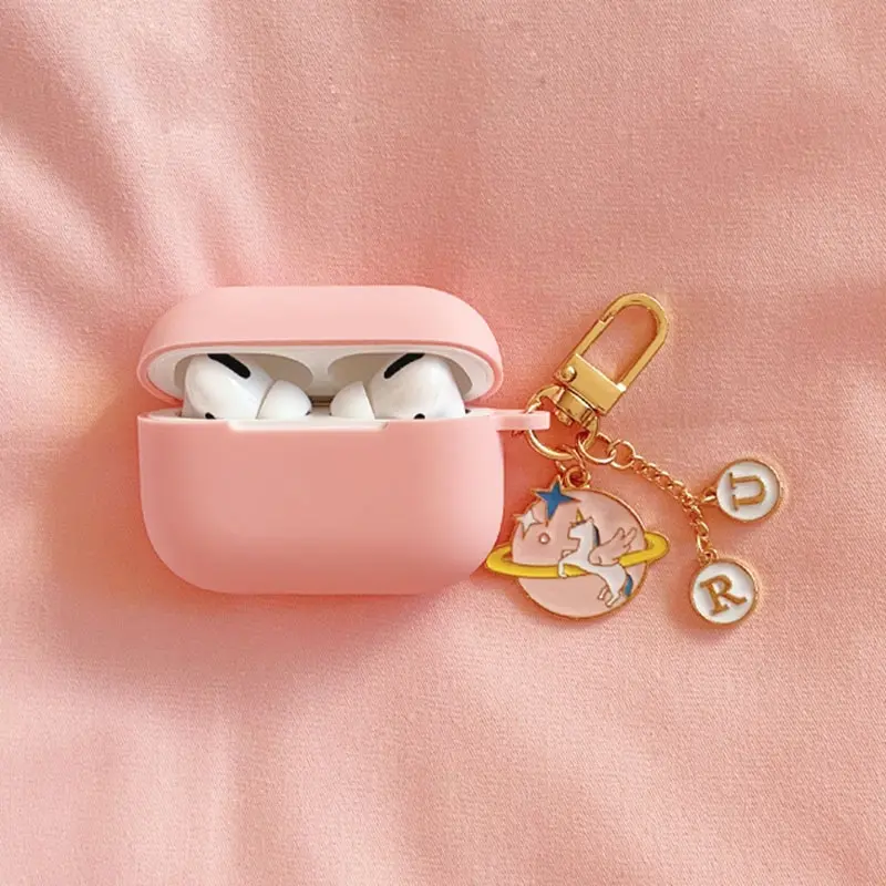 

INS Headphone Case Silicone Earphone Cover For AirPods 1 2 Case Cute Palette Ice Cream Pendant Keyring For Airpods 3 Pro