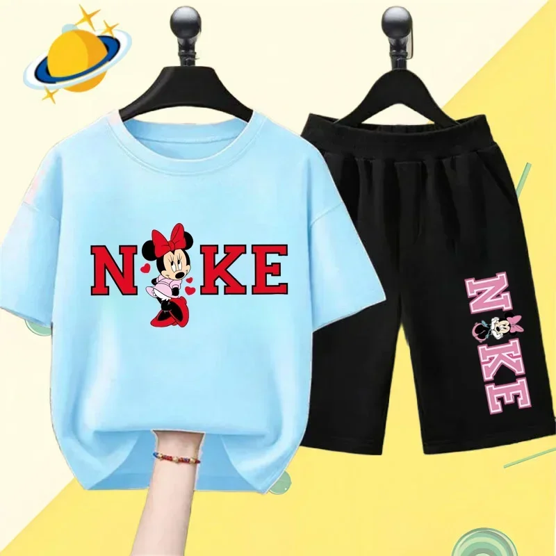 Детский комплект из футболки и шортов с коротким рукавом