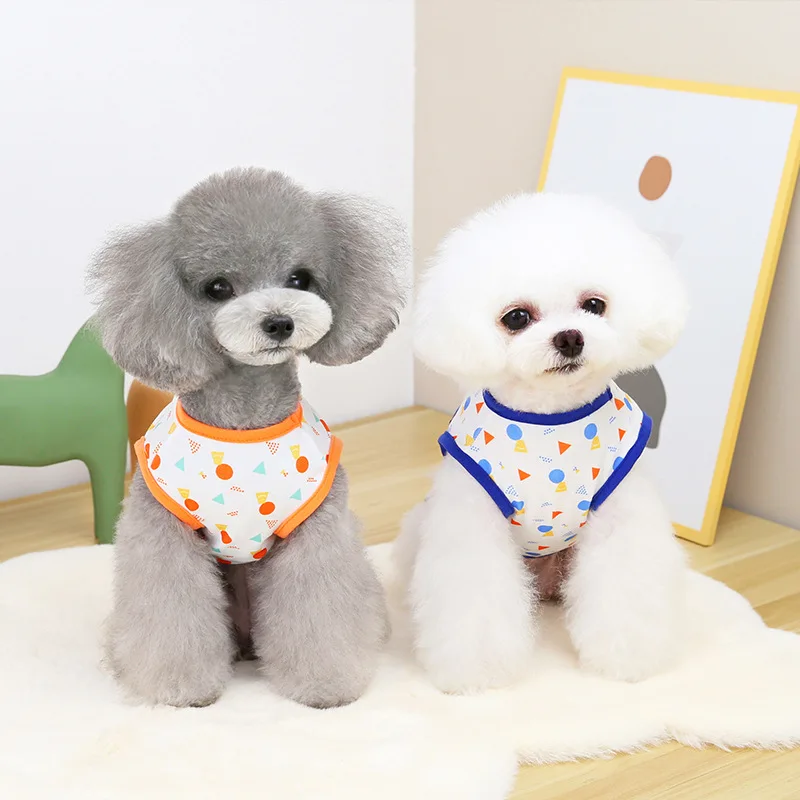 

Spring and Summer Breathable and Comfortable Casual Puppy Two-legged Clothes Pet Dog Clothes Pomeranian Bear French Fighting Ves