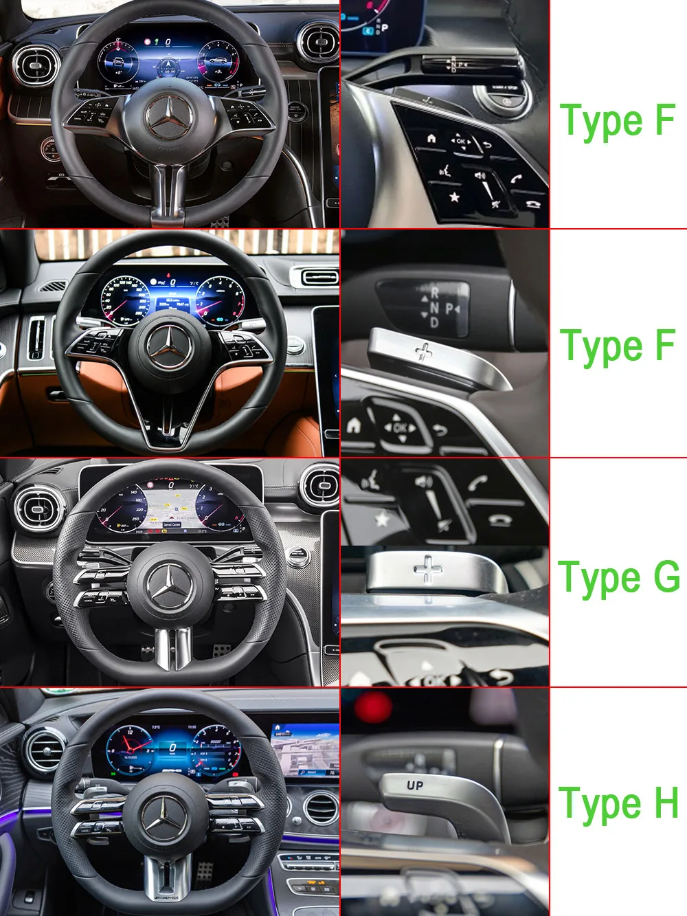 Удлинитель рулевого колеса для MB 2022 C S Class W206 E220d AMG Line EQS EQE CLS SL63 E53 E63S GT53 - купить по