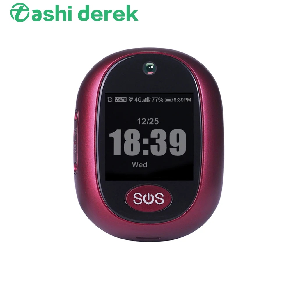 RF-V45 4G GPS Tracker Waterproof Smart GPS Pendant Tracking Anti-Loss for Elder/Children Portable tracker SOS Locator Alarm