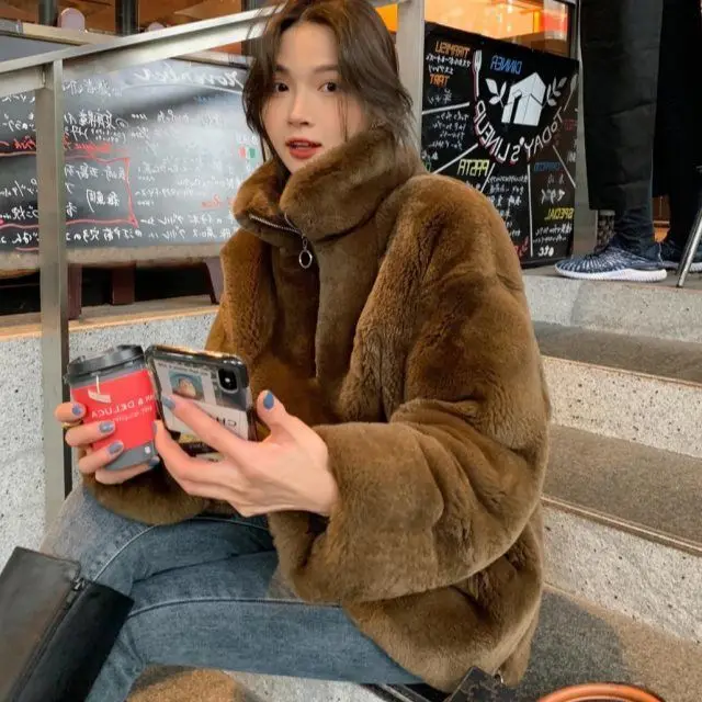 Thicken Coats Fur Coat Women 2022 Warm Fur Coat Korean Winter Coat for Women Jacket Women Faux Fur Coat Fur Jacket Fur for Women