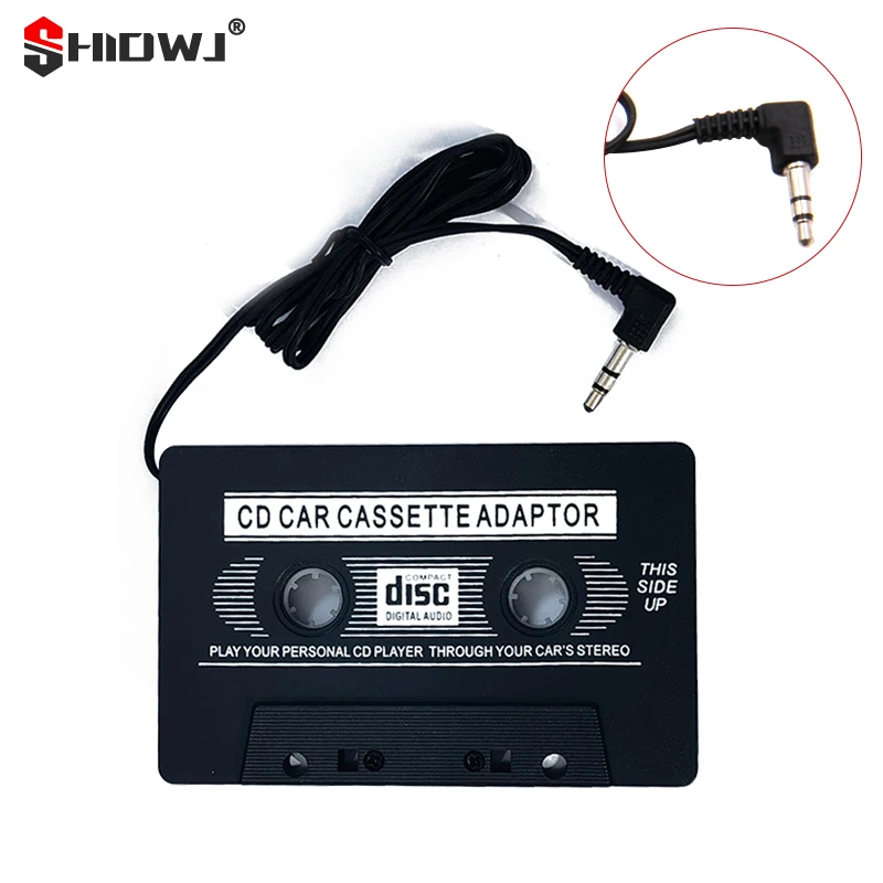 

Universal Quality Car MP3 MP4 Cassette Tape Adapter Mobile Phone Audio Converter Car Tape Converter For IPod MP3 CD DVD Player