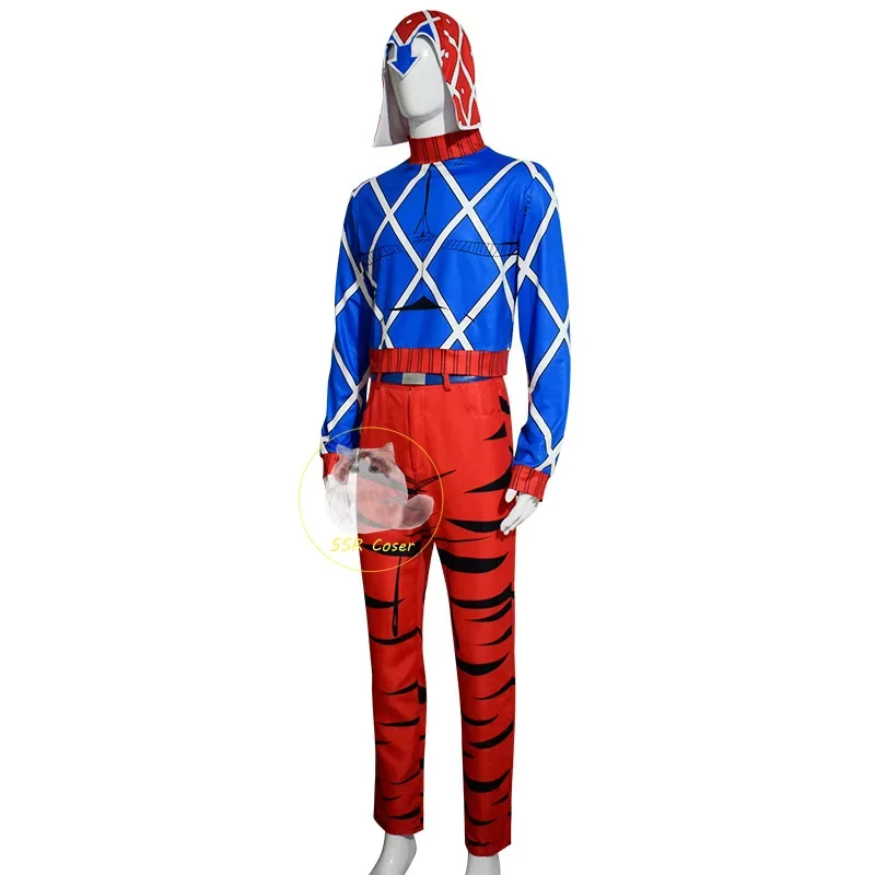 Аниме Guido Mista JOJO Bizarre Adventure Golden Wind униформа для косплея костюм на Хэллоуин RER12 RQR12