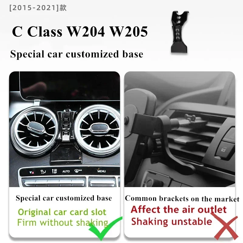 2015-2021 для Mercedes Benz C Class W204 W205 держатель телефона беспроводное зарядное устройство
