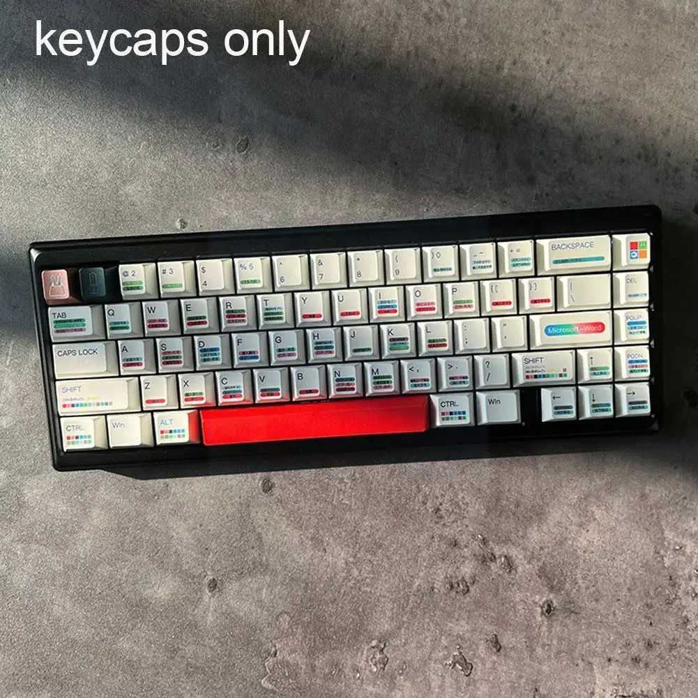 

136 Keys Profiel Pbt Keycaps Dye Sublimatie Filco Ducky Ikbc Mechanische Toetsenbord Keycaps Persoonlijkheid T6a6