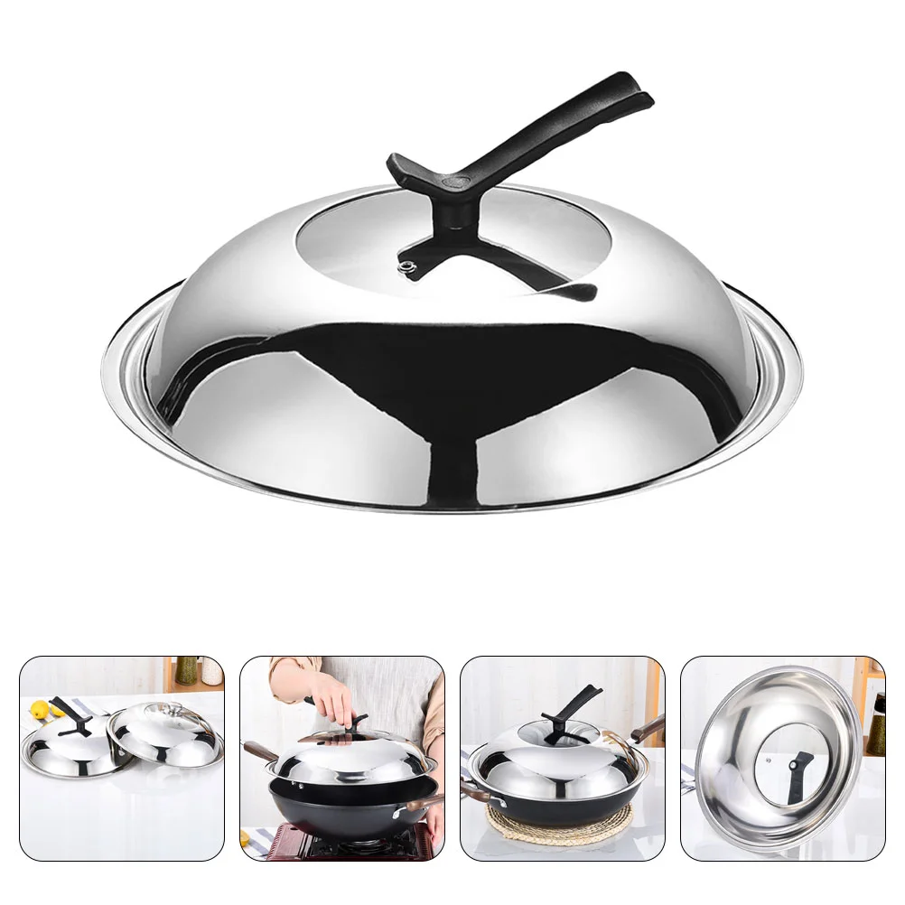 

Multi-use Practical Universal Lid Replacement Lids For Crock Pots Pan Lids Lids For Pots And Pans Pan Cover For Frying for Home