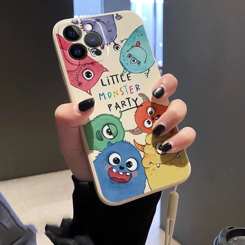 

NOHON Case For OPPO REALME 5 6 7 7i 8 8i 5G C2 C11 C12 C15 C20 C21 GT X XT V11 V15 V7 V50 NARZO 50 Anime monster Back Cover