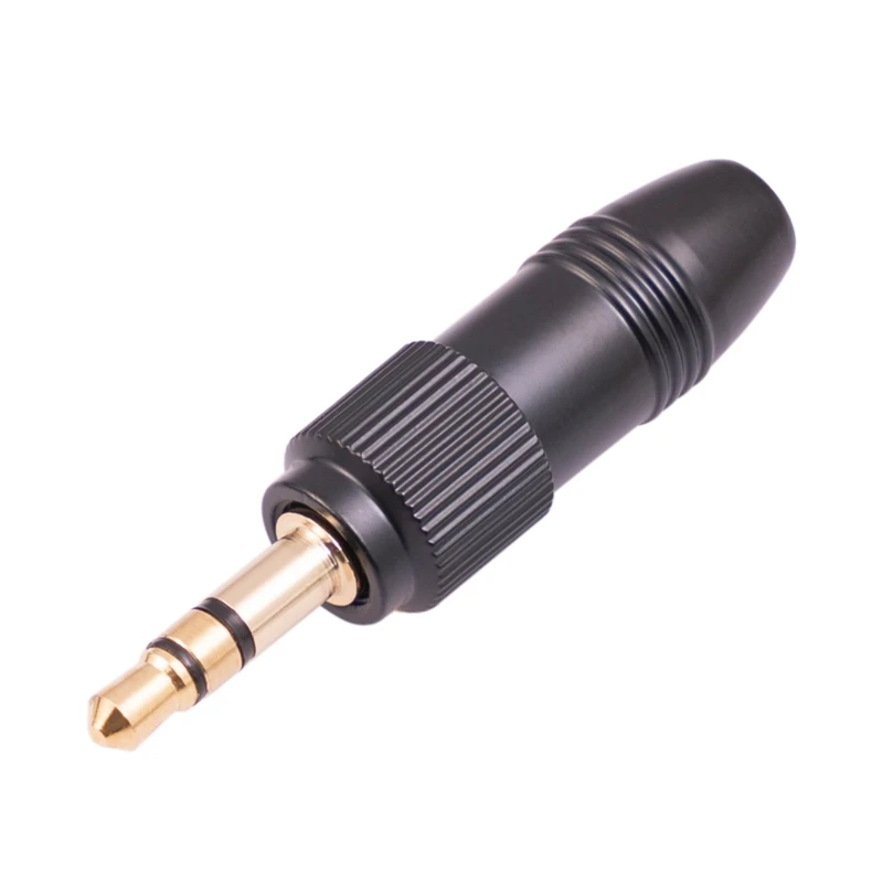 

3.5mm Plugs Metal Connector w/ M6 Internal Thread For Lavalier Wireless Microphone Stereo Male Plug Headphone Audio Plug
