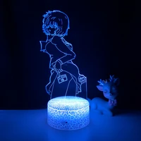 mysterious girlfriend x led light urabe figure for kid bedroom decoration night light birthday gift room desk acrylic 3d lamp