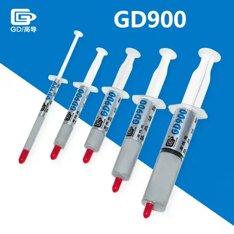 Теплопроводящая смазка GD900 4,8 Вт/мК, охлаждающий вентилятор, силиконовый пластырь, теплоотводящий состав, высокая производительность