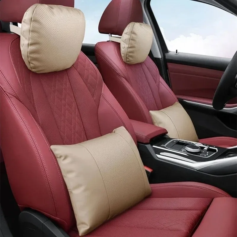 Фото Автомобильная подушка для шеи для Hongqi HS7 HS5 H7 H9 E-HS3 H5 HS3 L9 HQ9 HS3 E115 EH7 Подголовник Поясничная поддержка сиденья S Class Мягкая подушка для шеи №5