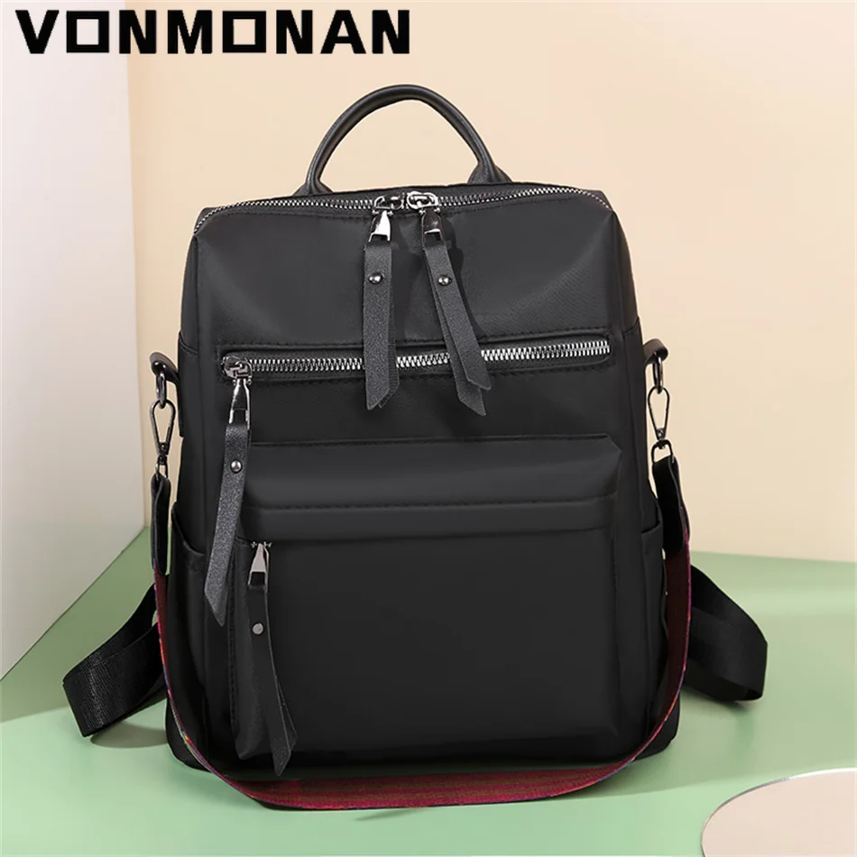 

2023 Women Backpacks Purses Oxford Schoolbags for Female Large Capacity Designer Bookbags Simple Preppy Style Rucksacks Bagpacks