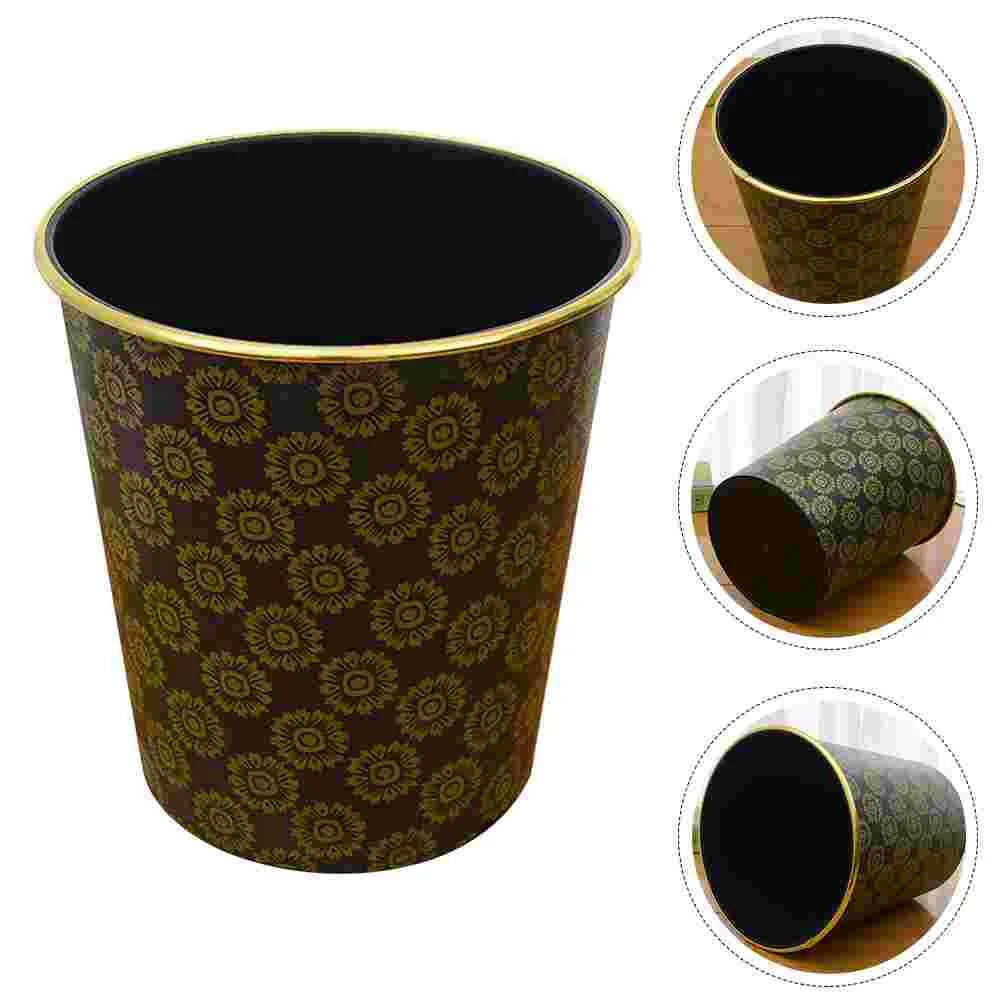 

2pcs Waste Container Plastic Kitchen Trash Can Household Garbage Container