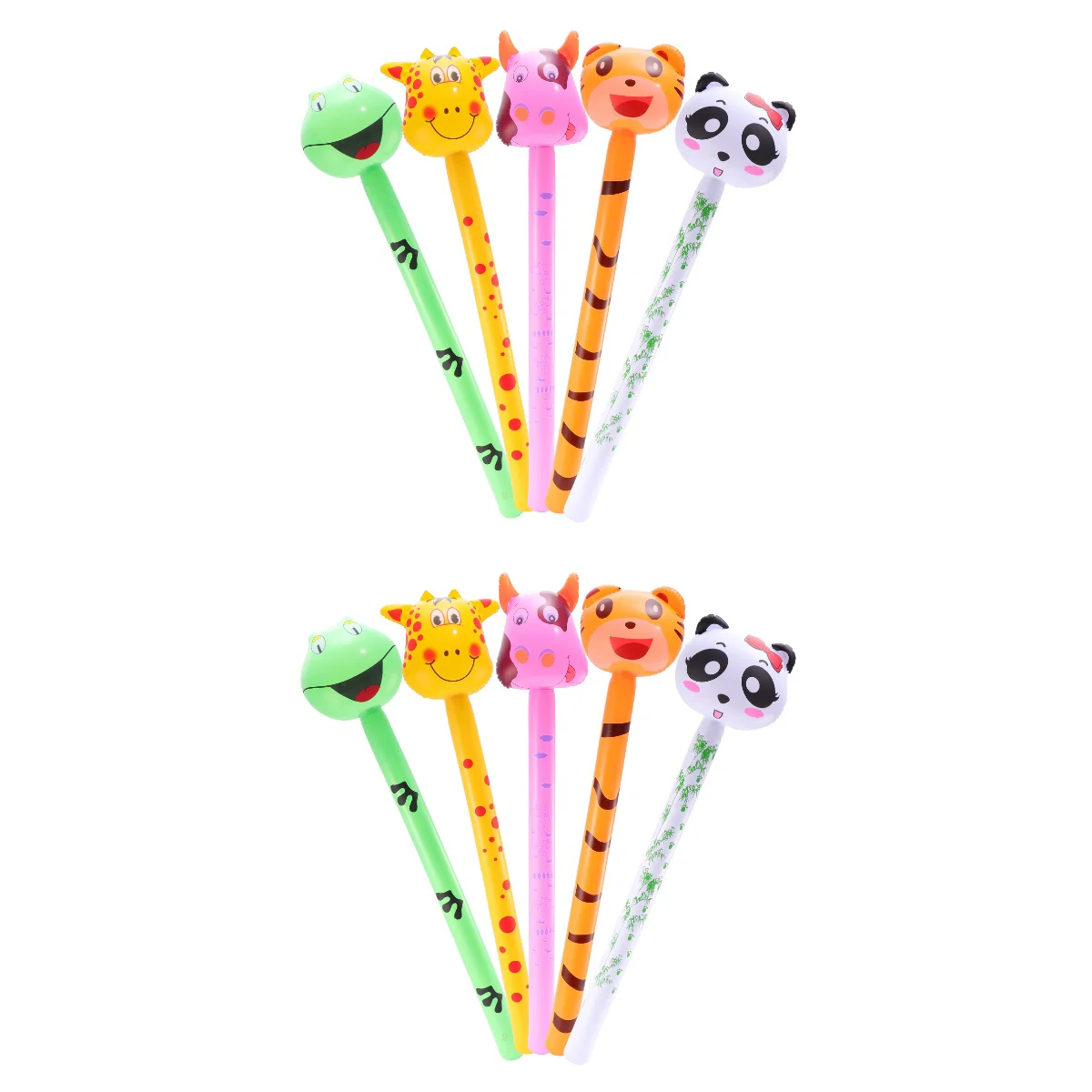 

10 Pcs Inflatable Pool Party Kidcraft Playset Birthday Decorations Animal Toy